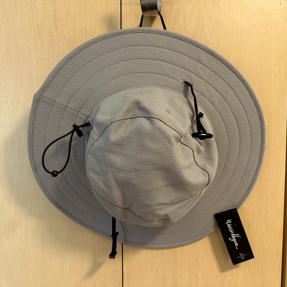 Walter Hagen Wide Brim Sun Hat Medium Gray - NWT